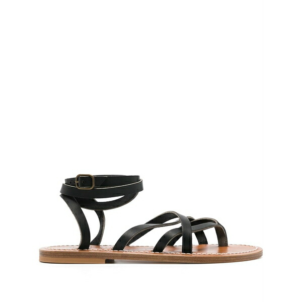 鉄道車両・万力 レディース サンダル シューズ Zenobie round-toe sandals Black