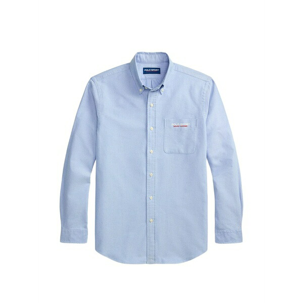 ラルフローレン メンズ ティーシャツ トップス Polo sport logo-embroidered shirt Blue