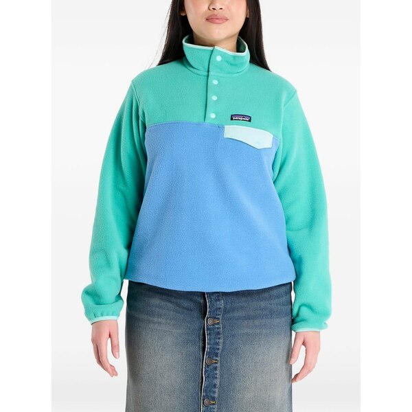 パタゴニア レディース 上衣＆上衣 アウター Synchilla￠ snap-t￠ colour-block fleece jacket Green
