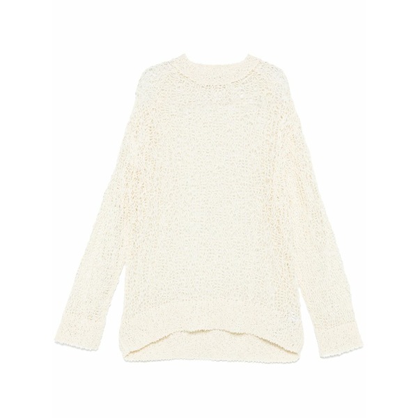 ジル・サンダー メンズ 編み物\u0026スウェーター アウター Open-knit sweater Neutrals