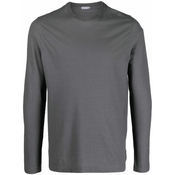 ザノーネ メンズ パーカー・スウェットシャツ アウター Ice cotton t-shirt Grey