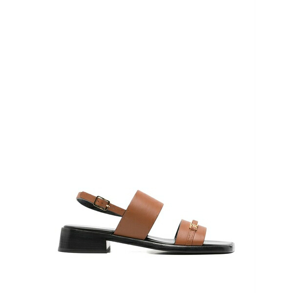 セルジオロッシ レディース サンダル シューズ Logo-plaque buckled sandals Neutrals
