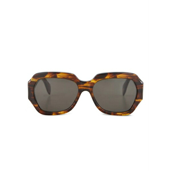 レトロスーパーフューチャー レディース 黒眼鏡＆アイウェア 佩び物 Octagonal-frame sunglasses Brown