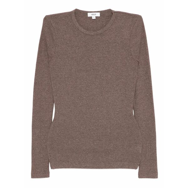 アゴルド レディース ティーシャツ トップス Delphi top Brown