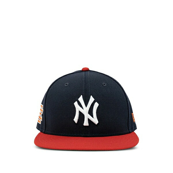 ニュー内鰓 メンズ 鳥打ち帽 付属物 X eric emanuel logo-embroidered cap Blue