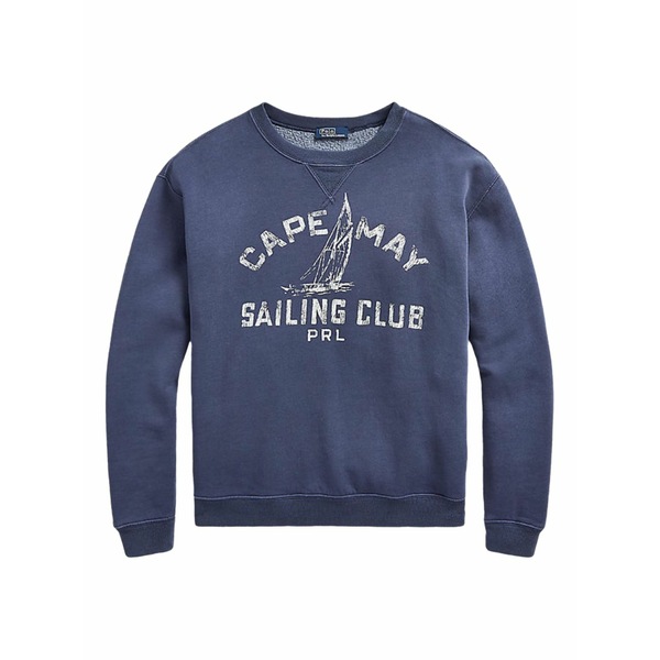 ラルフローレン レディース 編み物\u0026ティーシャツ アウター Sailing club sweatshirt Blue