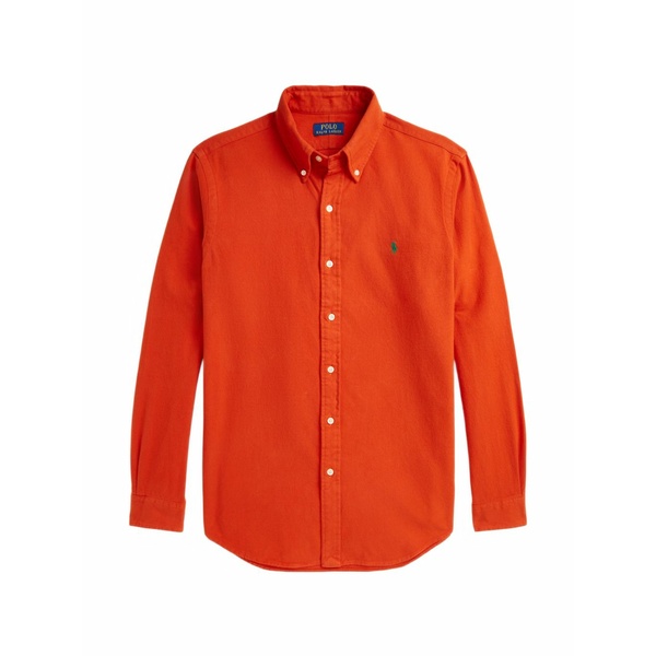 ラルフローレン メンズ プルオーバー トップス Polo pony-embroidered shirt Orange