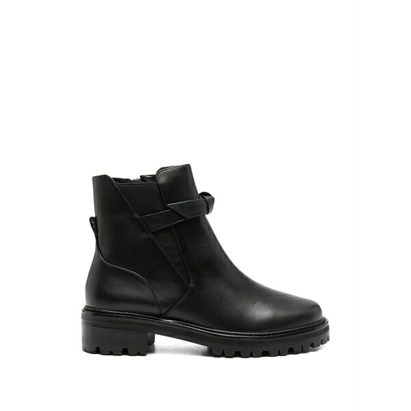 アレクサンドラ鳥類マン レディース ブーツ シューズ Clarice knotted-strap ankle boots Black