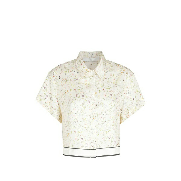 テラ レディース プルオーバー トップス Floral-print shirt Neutrals
