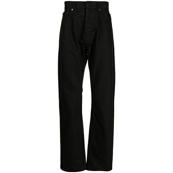 エフオージーエッセンシャルズ メンズ ジーンズズボン下 ボトムス High-waisted straight-leg jeans  Black