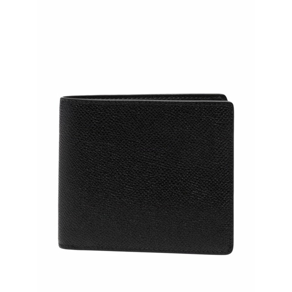 マルタンマルジェラ メンズ 金入れ 付属物 Four-stitch leather wallet Black