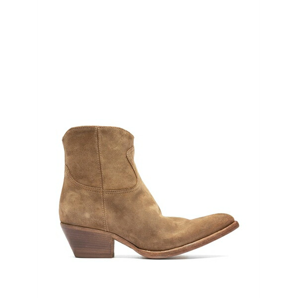 オフィチーネ 創作的 レディース ブーツ シューズ Wanda 103 zip leather boots Neutrals