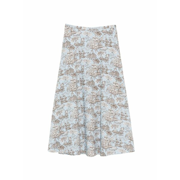ステゥド レディース スコート ボトムス Axel printed skirt Blue