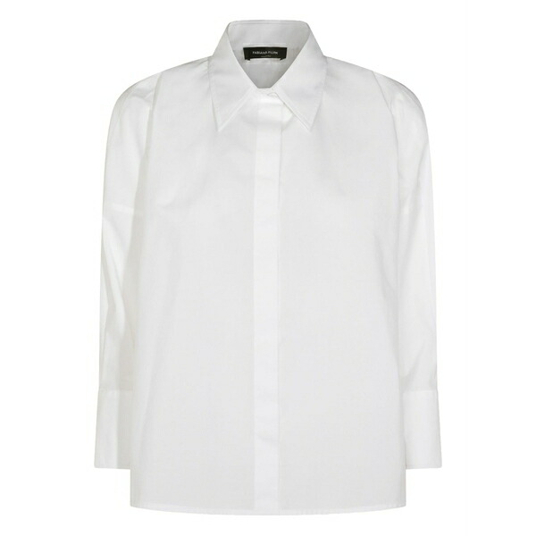 ファビアナ フィリッピ レディース シャツ トップス Long-sleeved shirt White｜asty