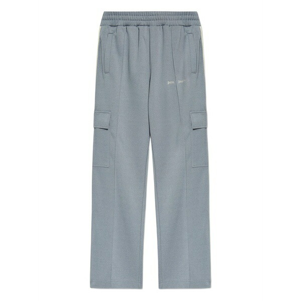 パーム・エンジェルス メンズ 心地よいズボン下 ボトムス Stripe track pants Grey