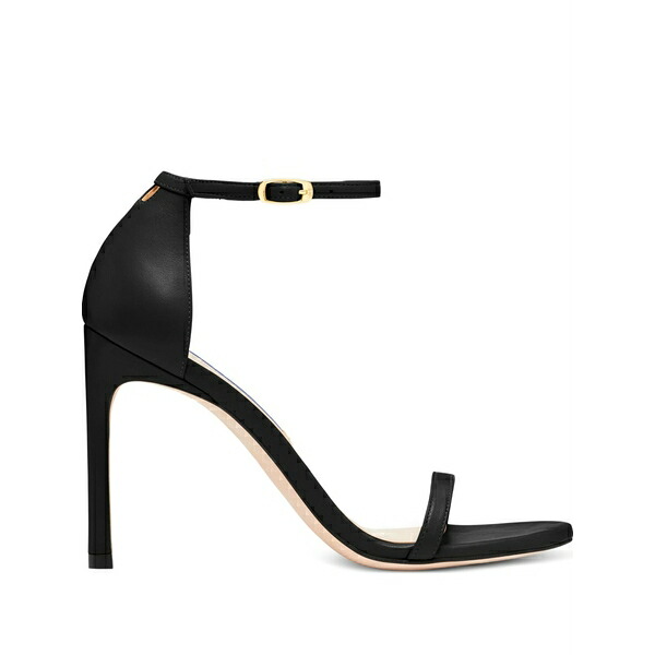 スチュアート ワイツマン レディース サンダル シューズ 105粍 leather sandals Black
