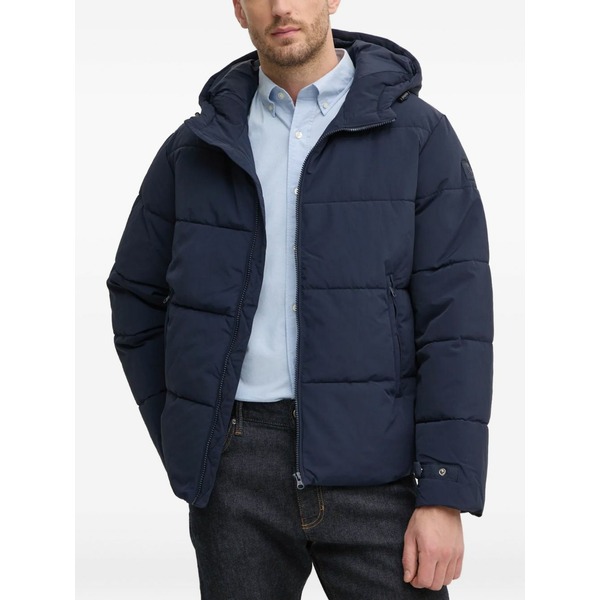 ベネトン  メンズ 上衣＆上衣 アウター Hooded padded jacket Blue