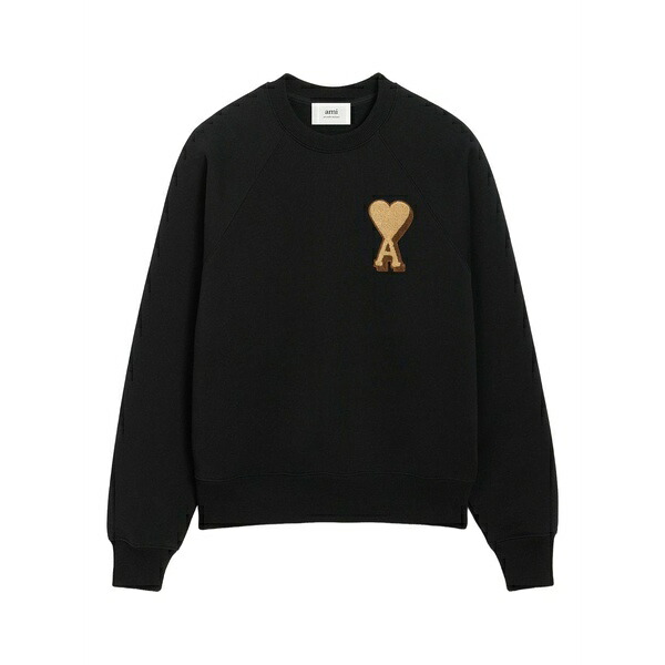意中の女 メンズ パーカー・スウェットシャツ アウター Ami de coeur cotton sweatshirt Black