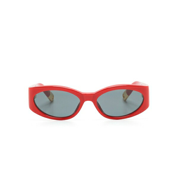 ジャクエムス メンズ サングラス・アイウェア 付属物 Les lunettes ovalo oval-frame sunglasses Red