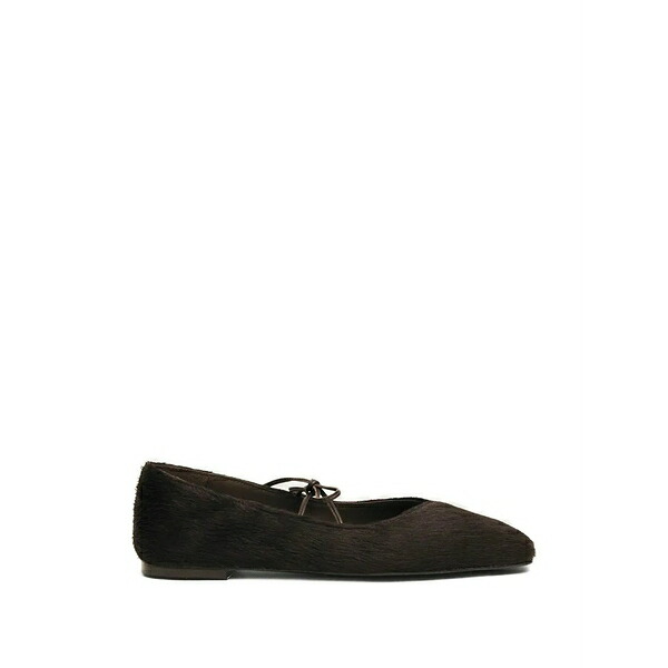 アロハス レディース サンダル シューズ Sway square toe tie ballet flats Brown