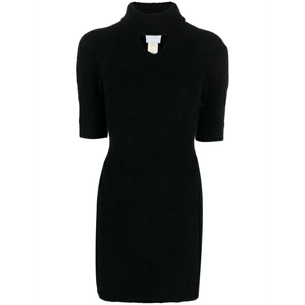 ジャンパトゥ レディース 衣裳 トップス Alpaca-blend minidress Black