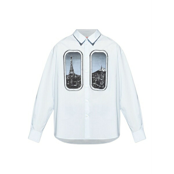 ケンゾー メンズ ティーシャツ トップス Graphic-print shirt White