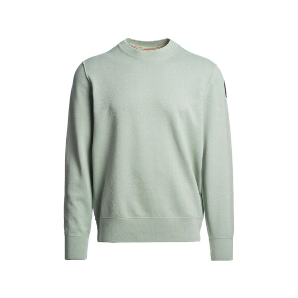 パラジャンパーズ メンズ パーカー・スウェットシャツ アウター Patch crew-neck sweatshirt Green