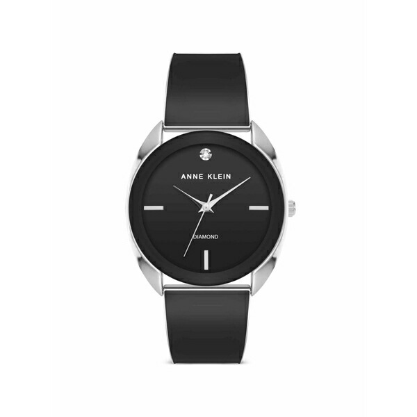 アンクライン レディース ウォッチ 佩び物 34粍 bangle watch Black
