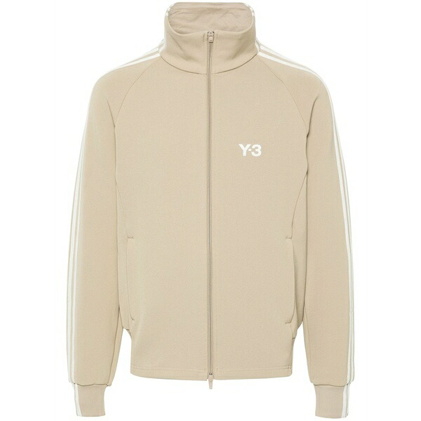 ワイスロバート・エドワード・リー メンズ パーカー・スウェットシャツ アウター 3-stripes logo zip-up sweatshirt Neutrals