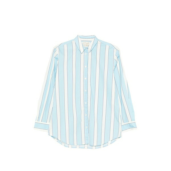 エムシーツーセイントバース レディース プルオーバー トップス Brigitte striped shirt Blue