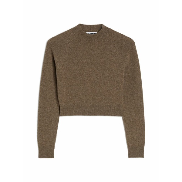 ジル・サンダー レディース 編み物\u0026スウェーター アウター Cropped sweater Brown