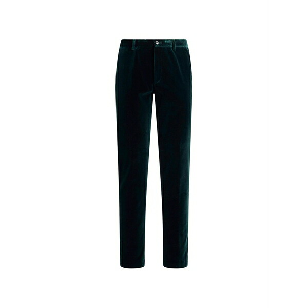 エトロ メンズ カジュアルパンツ ボトムス Velvet trousers Green|asty