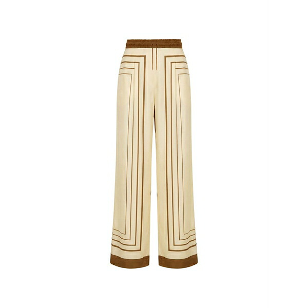 ニコラスカークウッド レディース 心地よいズボン下 ボトムス Sandra printed palazzo pants  Neutrals