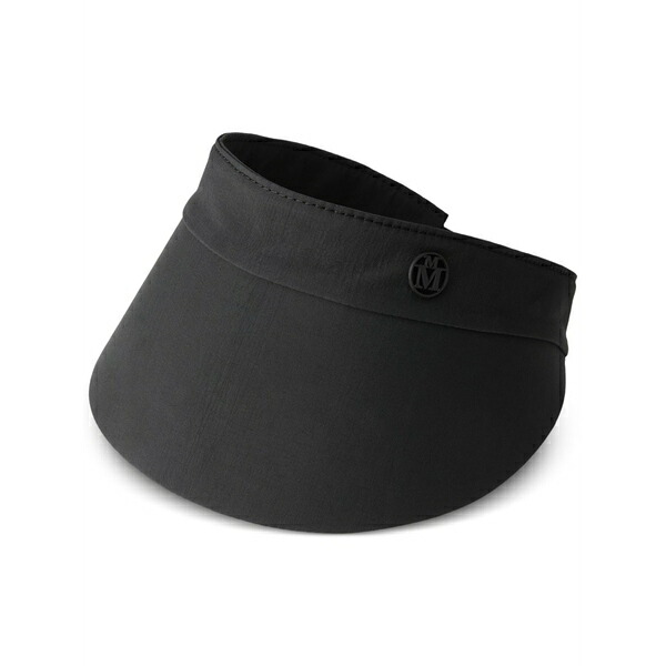 メゾンミッシェル レディース 帽子 アクセサリー Soft patty vizor Black|asty