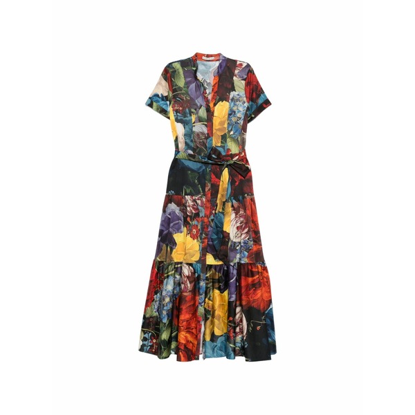 アリス アンド オリビア レディース 衣装 トップス Lucy tie MIDI dress Blue