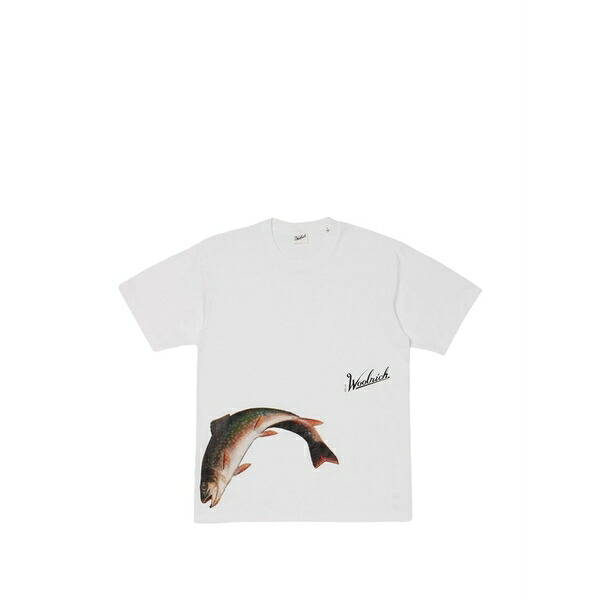 羊毛 分限者 メンズ プルオーバー トップス Graphic-print t-shirt White