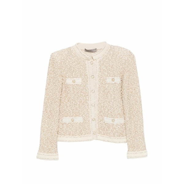 ディー・エクステリア レディース 上衣＆上衣 アウター Boucl￡ button-up jacket Neutrals