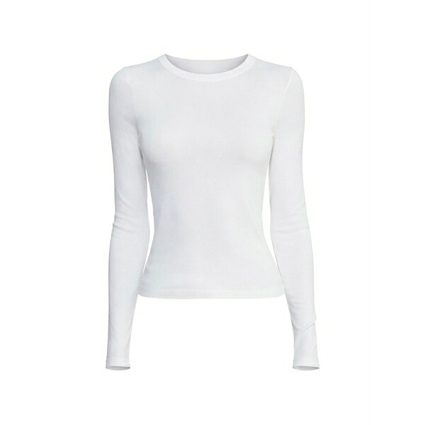 エンザ コスタ レディース ティーシャツ トップス Supima cotton t-shirt White