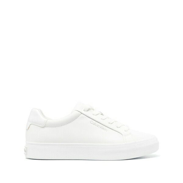 カルバンクライン レディース スニーカー シューズ Lace-up fastening sneakers White