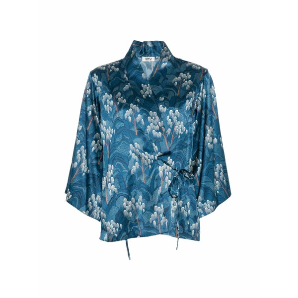 シユ レディース プルオーバー トップス Lassus print-detail top  Blue