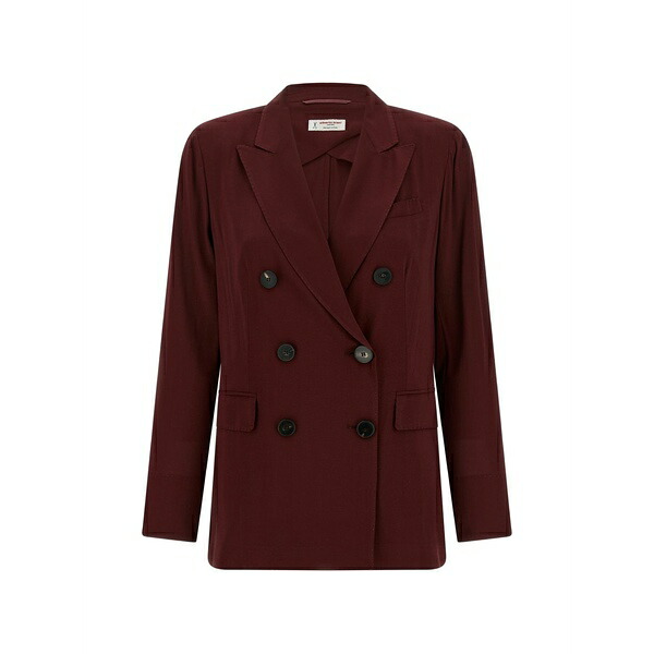 アルベルト ビアーニ レディース 上衣＆上衣 アウター Double-breasted blazer Red