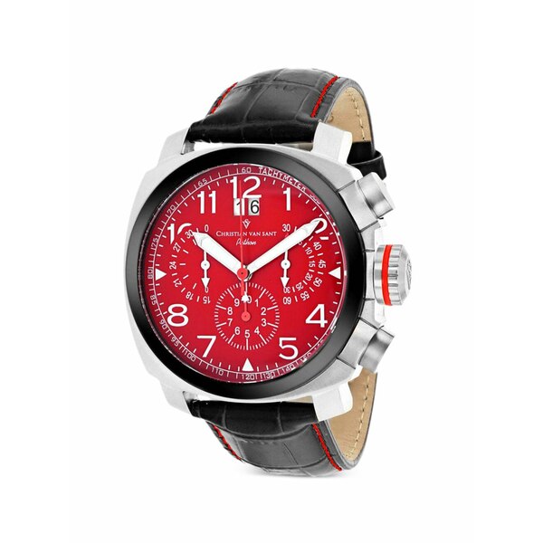 クリスチャンバンサント メンズ ウオッチ 添え物 Grand python 48粍 watch Red