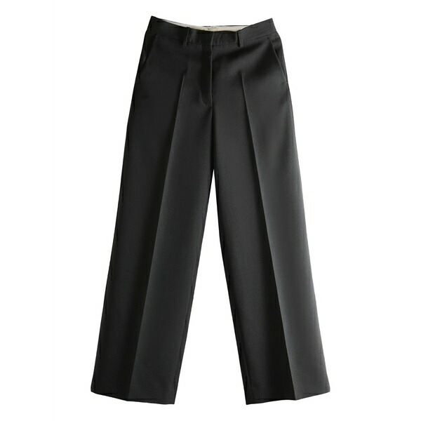 カルバンクライン レディース 心地よいズボン下 ボトムス Wool trousers Black