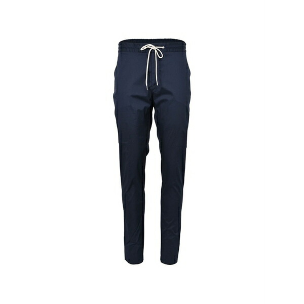 トンボリーニ メンズ 心地よいズボン下 ボトムス Drawstring tapered trousers Blue