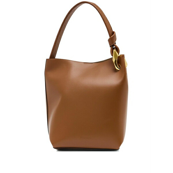 J.W.アンダーソン メンズ ショルダーバッグ 御徒面子 Corner bucket bag Brown