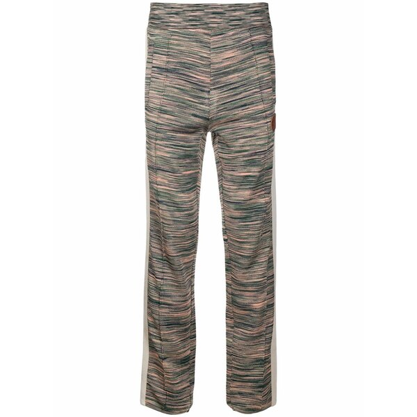 パーム・エンジェルス メンズ 心地好いズボン下 ボトムス X missoni knitted track pants Green
