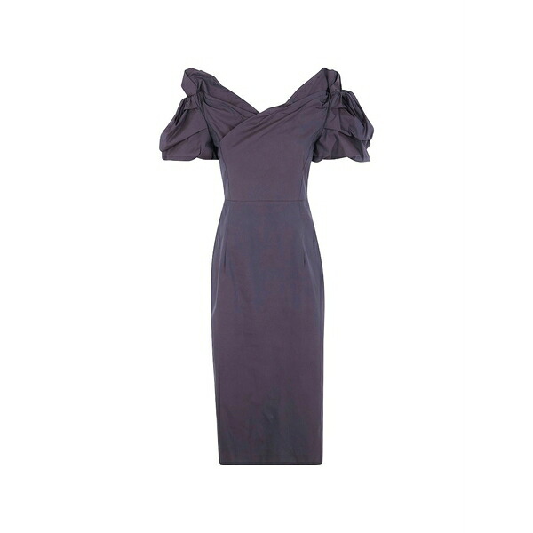 リビアナコンティ レディース 衣裳 トップス Puffed sleeve dress Purple