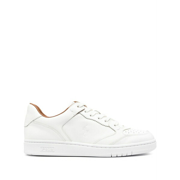 ラルフローレン メンズ スニーカー シューズ Polo court sneakers White