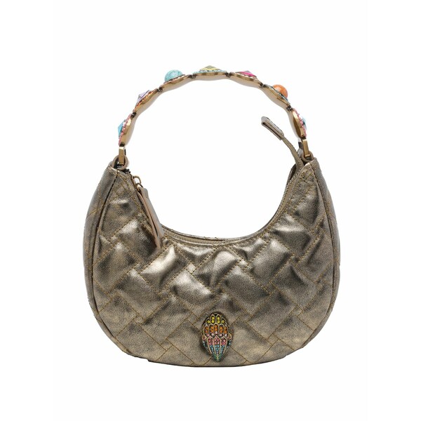 カートジェイガーロンドン レディース ショルダーバッグ 御徒面子 Octavia moon quilted shoulder bag Gold