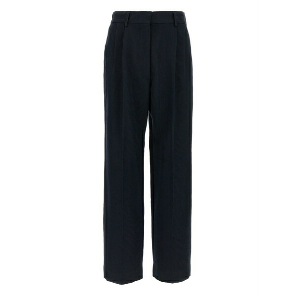 ブレイズ ミラノ レディース 心地好いズボン下 ボトムス Pleated pocket straight trousers Blue
